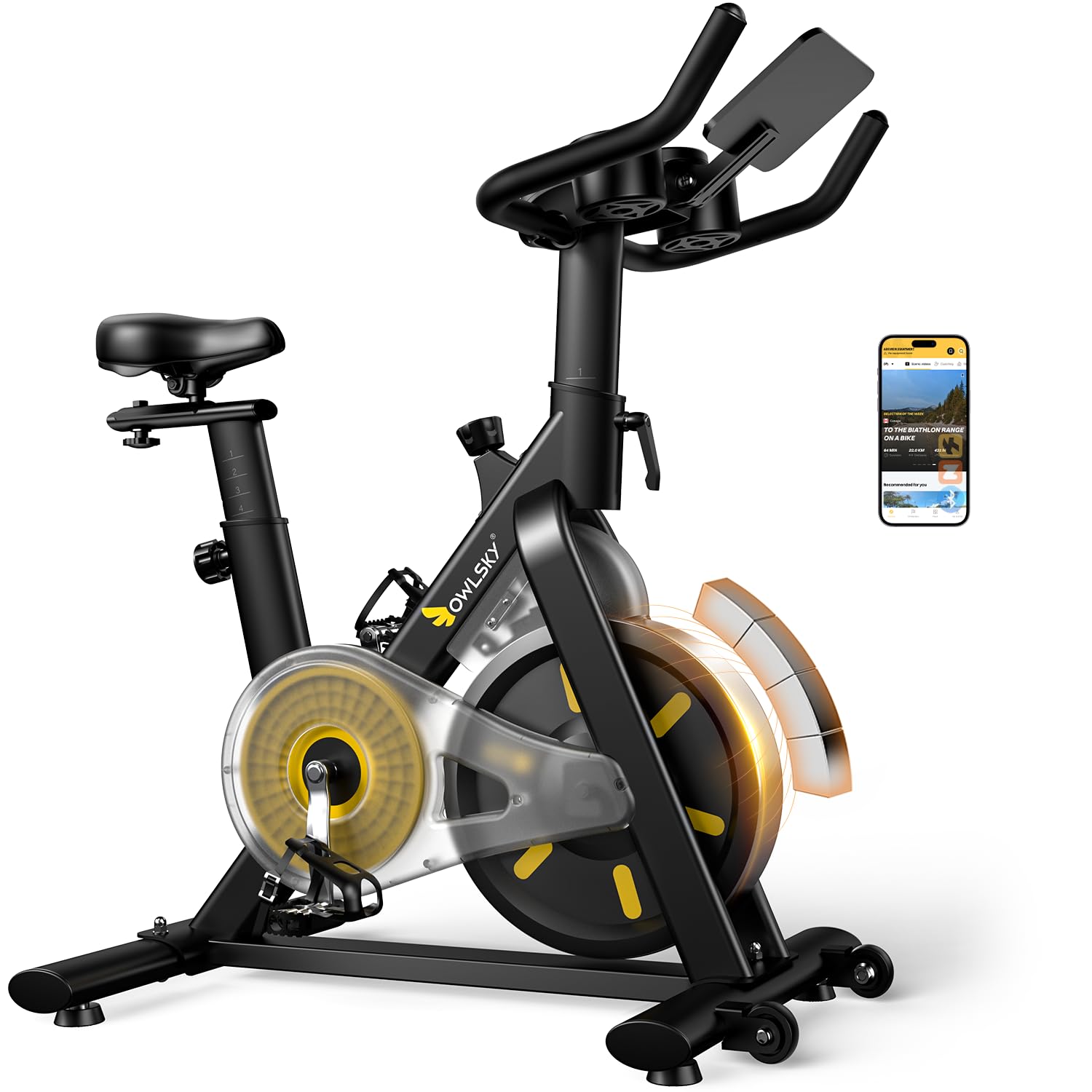 Exercise Bike Magnetic Resistance - Bicicleta Estática con Resistencia Magnética de