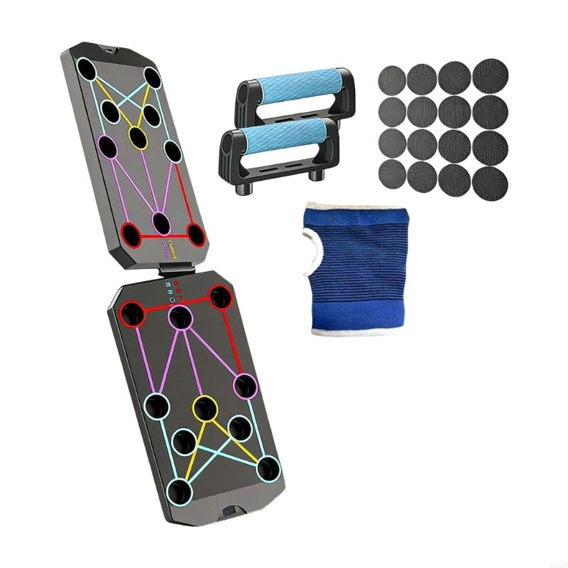 Push Up Board Foldable Multi Function - Tabla flexiones plegable multifunción, equipo entrenamiento