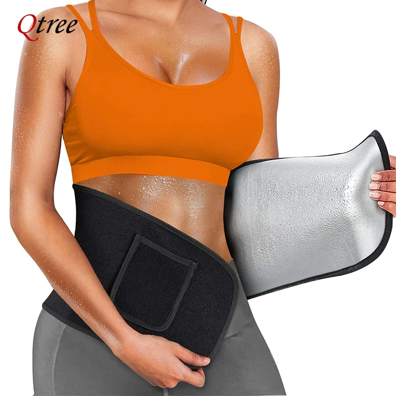 Sweat Waist Trainer Belt Neoprene - Qtree cintura Cincher cuerpo Shaper Wrap
