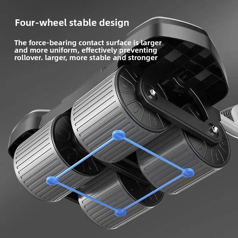 Ab Roller Wheel With Elbow Support - Soporte de codo de cuatro ruedas,