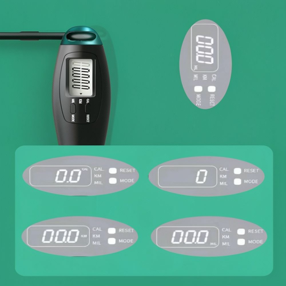 Smart Jump Rope Digital Counter - Cuerda de saltar digital inteligente con