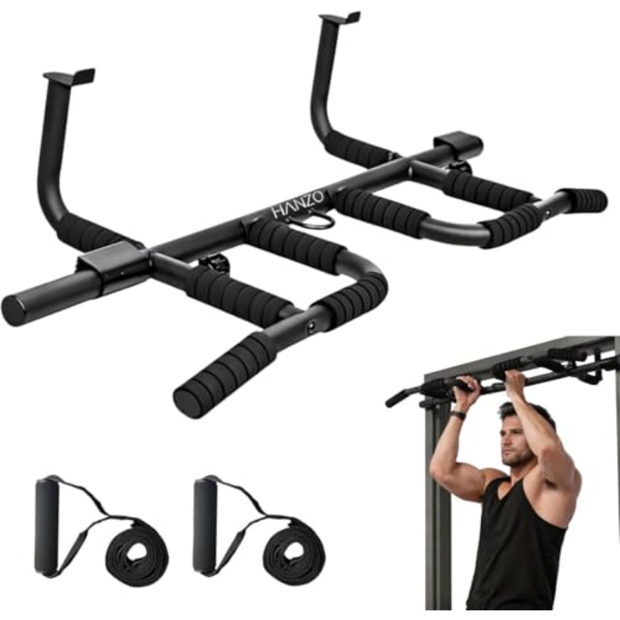 Door Pull Up Bar No Screw - Barra de dominadas para puerta con