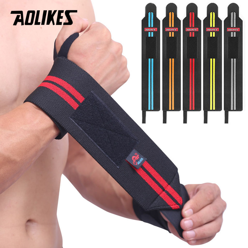 AOLIKES 1 par de correas de so - Wrist Wraps Weightlifting Support reseña y precio