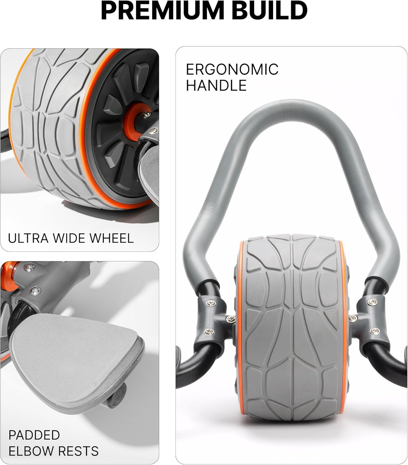 DMoose Fitness Ab Roller Wheel - Ab Roller Wheel With Elbow Support reseña y precio