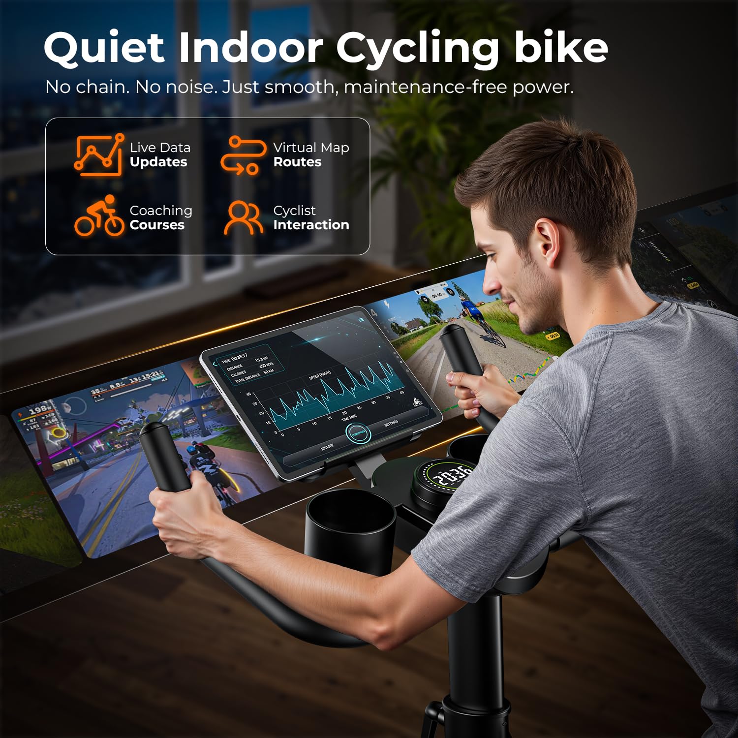 Bicicleta Estática con Resiste - Exercise Bike Magnetic Resistance reseña y precio