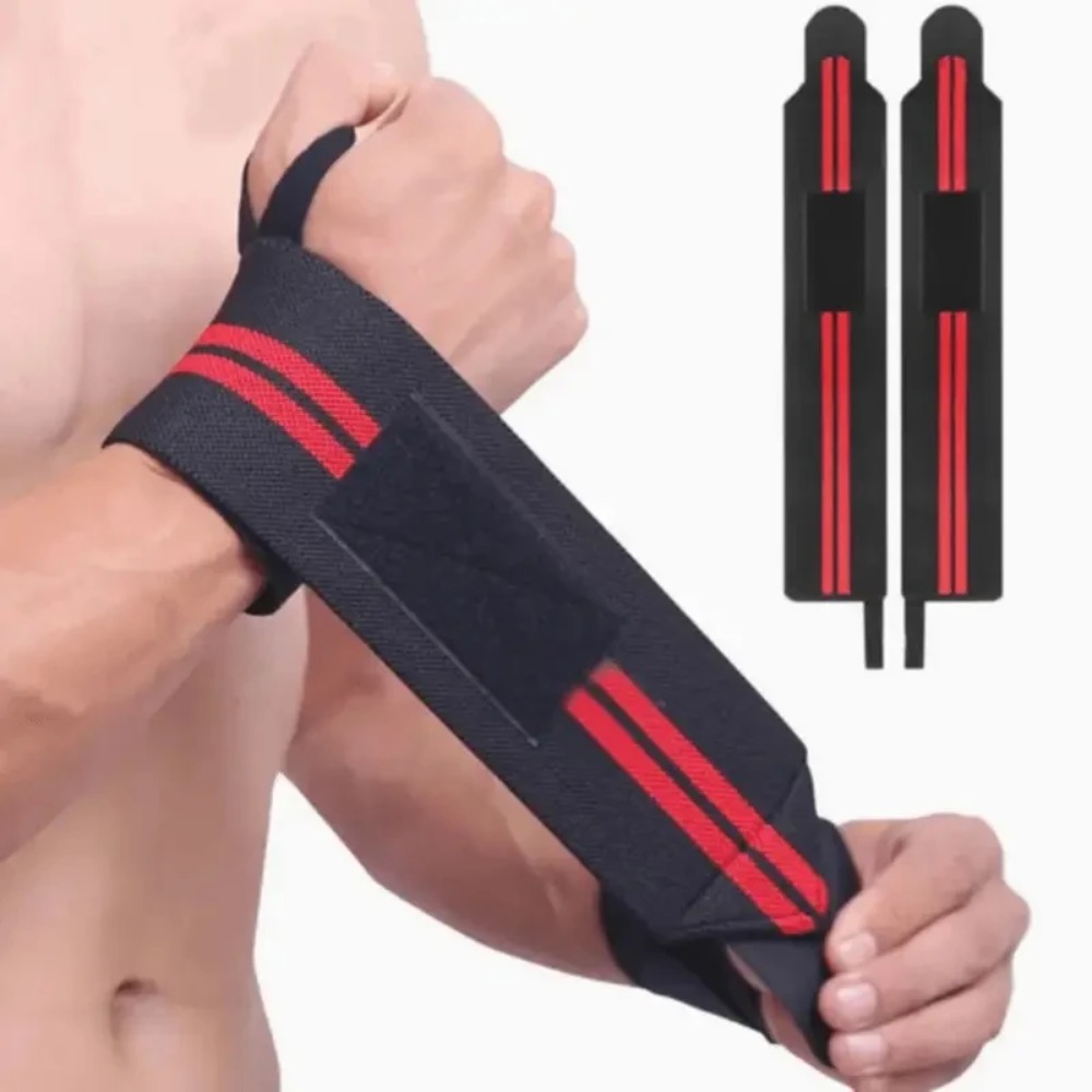 2 piezas de muñequeras elástic - Wrist Wraps Weightlifting Support reseña y precio