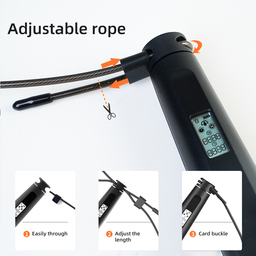 Cuerda de saltar inteligente p - Smart Jump Rope Digital Counter reseña y precio