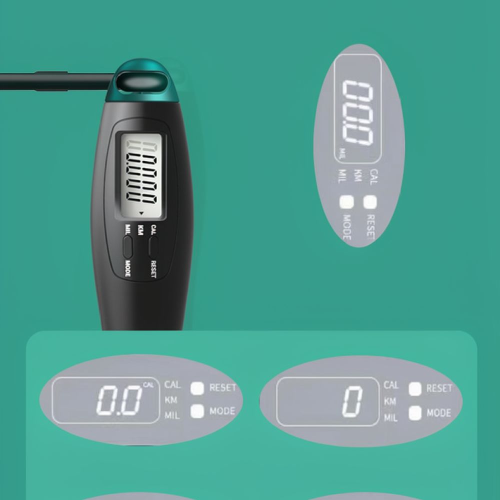 Cuerda de saltar digital intel - Smart Jump Rope Digital Counter reseña y precio