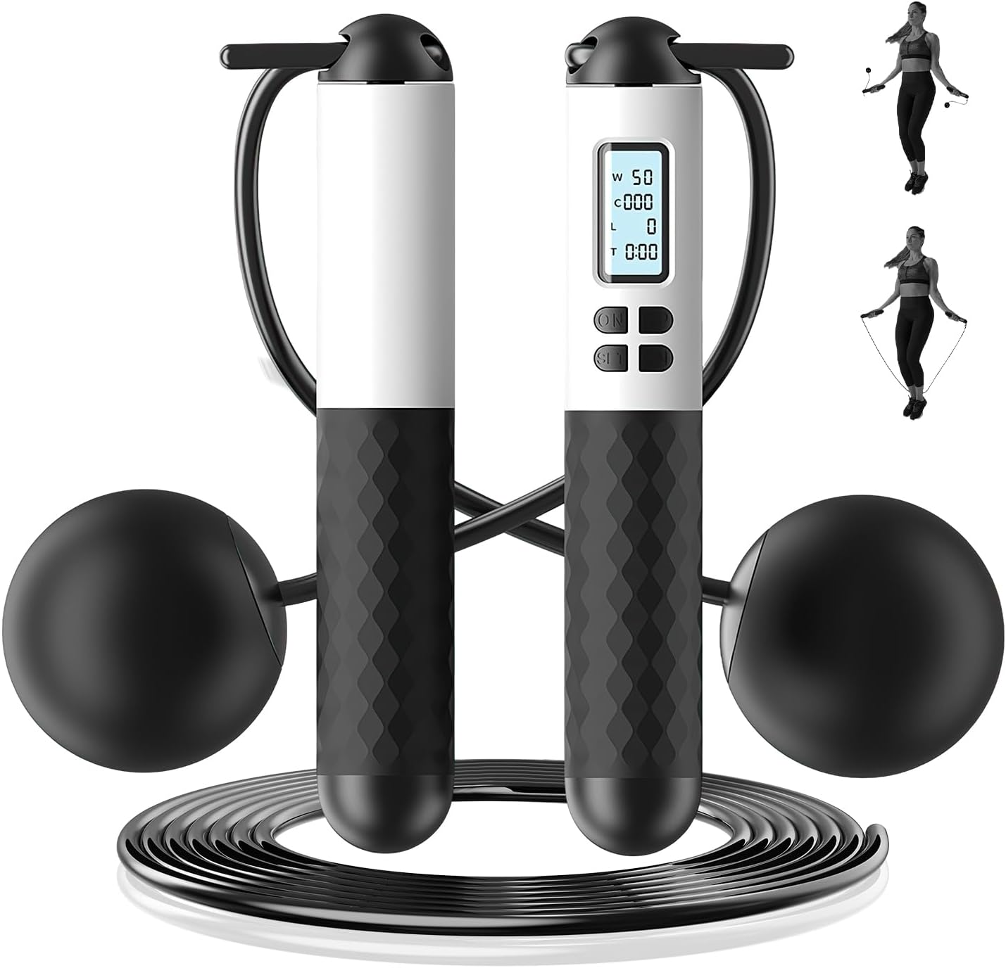 Cuerda para saltar inalámbrica - Smart Jump Rope Digital Counter reseña y precio