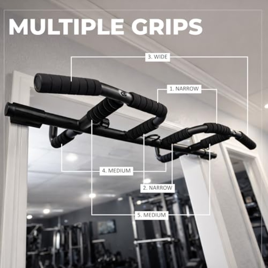 Barra de dominadas para puerta - Door Pull Up Bar No Screw reseña y precio