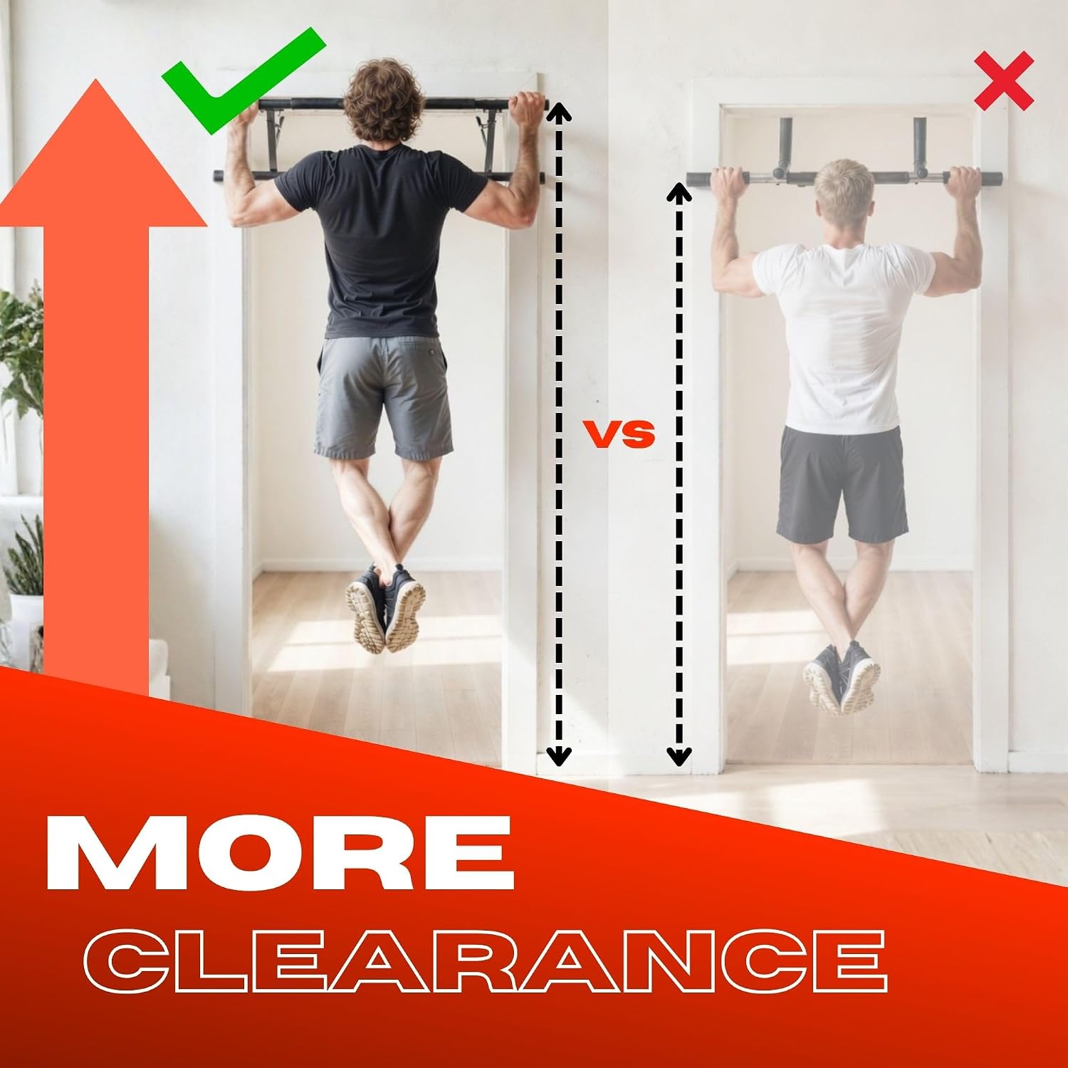 Estación multifuncional para e - Door Pull Up Bar No Screw reseña y precio